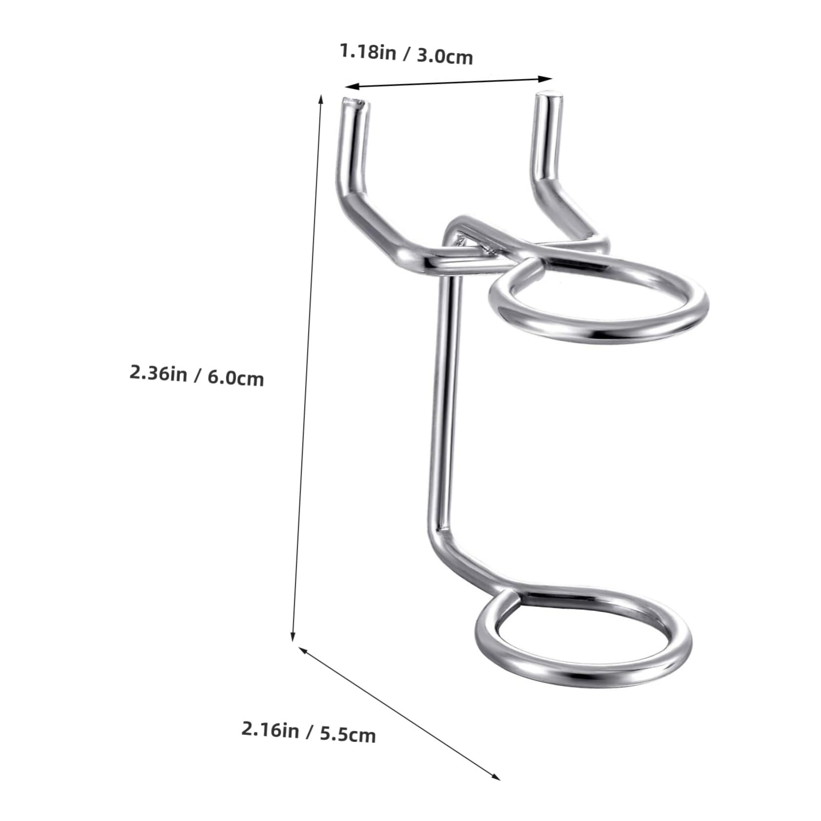 WHAMVOX Pegboard Hooks Screwdriver Organizers Sturdy Round Surface Easy to Install