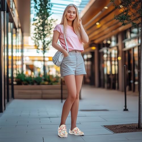 Binienty Women Mules Sneakers Slip On Mesh Garden Shoes with Arch Support Lightweight Memory Foam Minimalist Walking Shoes4