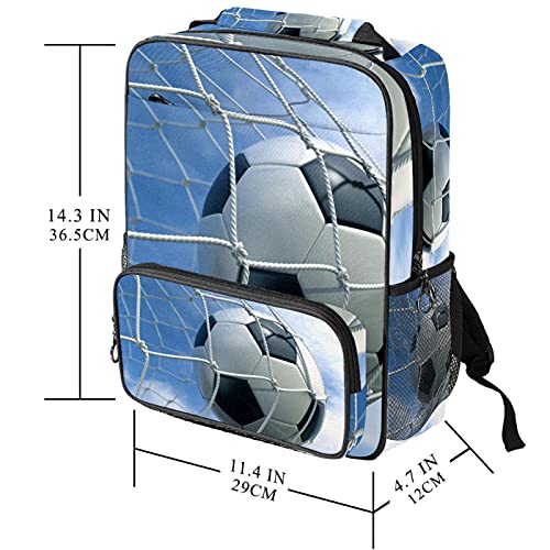Sac à dos décontracté football aux finitions durables et légères - 5