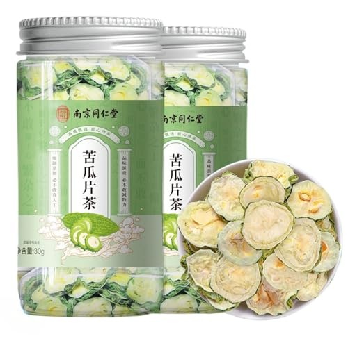 Té De Hierbas Chino Natural Melón Amargo Seco En Rodajas 30g / 1,05oz Amargo Pero No Astringente, Sabor Fresco
