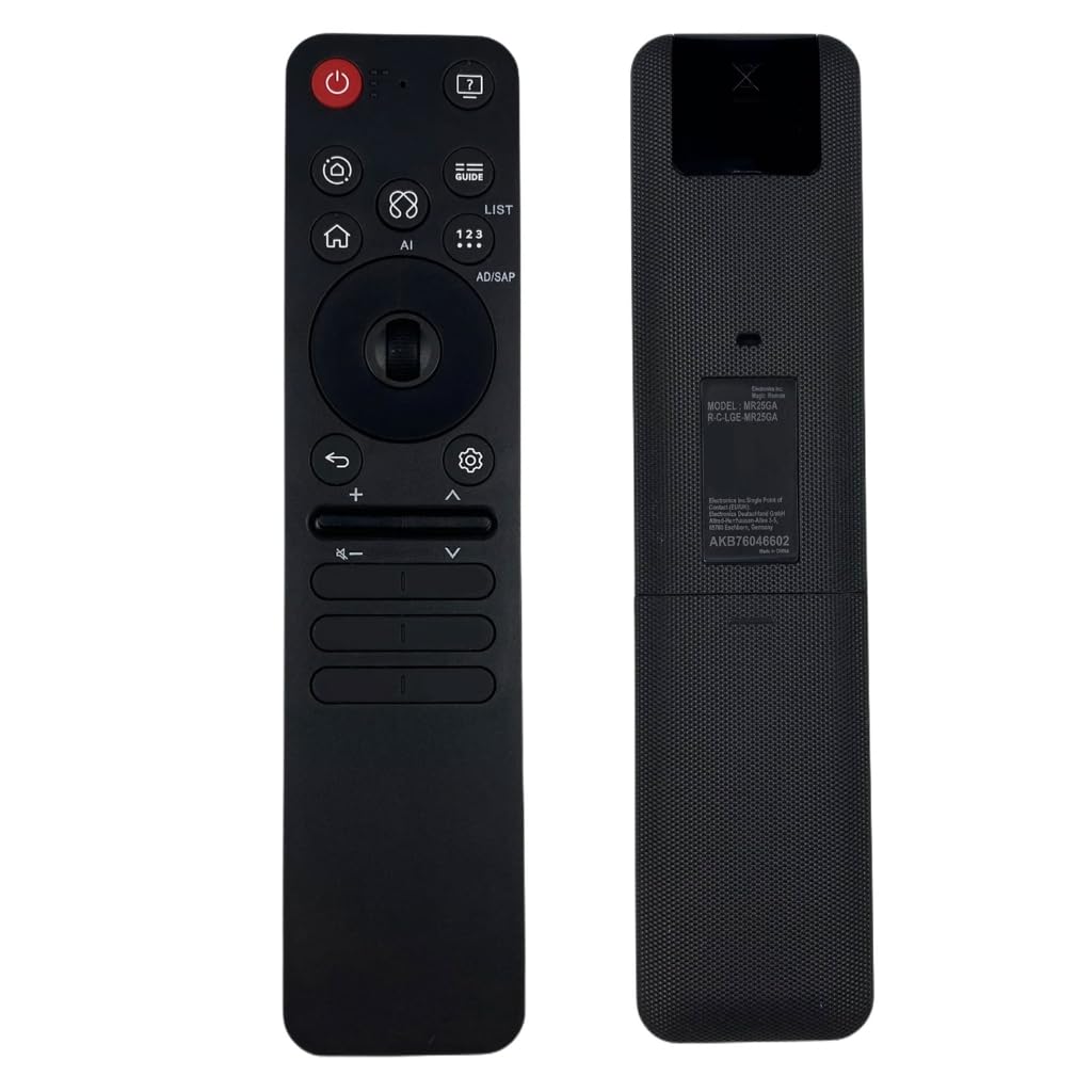 AKB76046602 - Mando a distancia por voz para múltiples operaciones de dispositivo, incluye agarre ergonómico y diseño de construcción robusta
