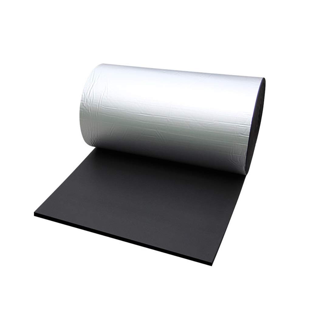 BBGS Estera de Aislamiento Acústico, 10 M Aislamiento de Goma Algodón Resistencia A Altas Temperaturas Aislamiento de Algodón para Tubería de Agua Solarium (Color : Style 1, Size : 10m)