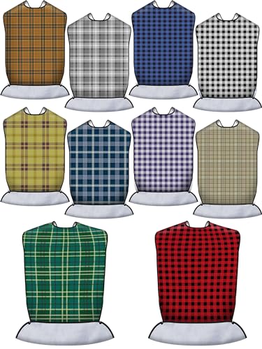 Bavoir adulte lavable et imperméable pour des repas sereins et propres au quotidien | Lot de 10