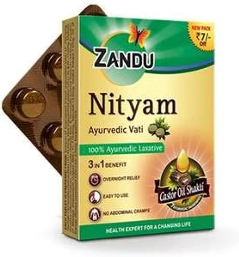 Zandu Nityam Tablet (12 Tablets)- Pack of 5