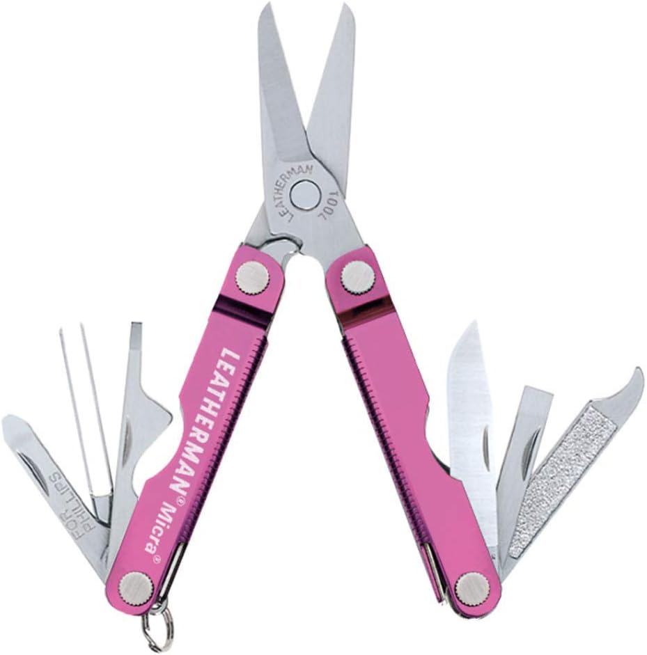 LEATHERMAN - Micra Keychain Multitool - Pink