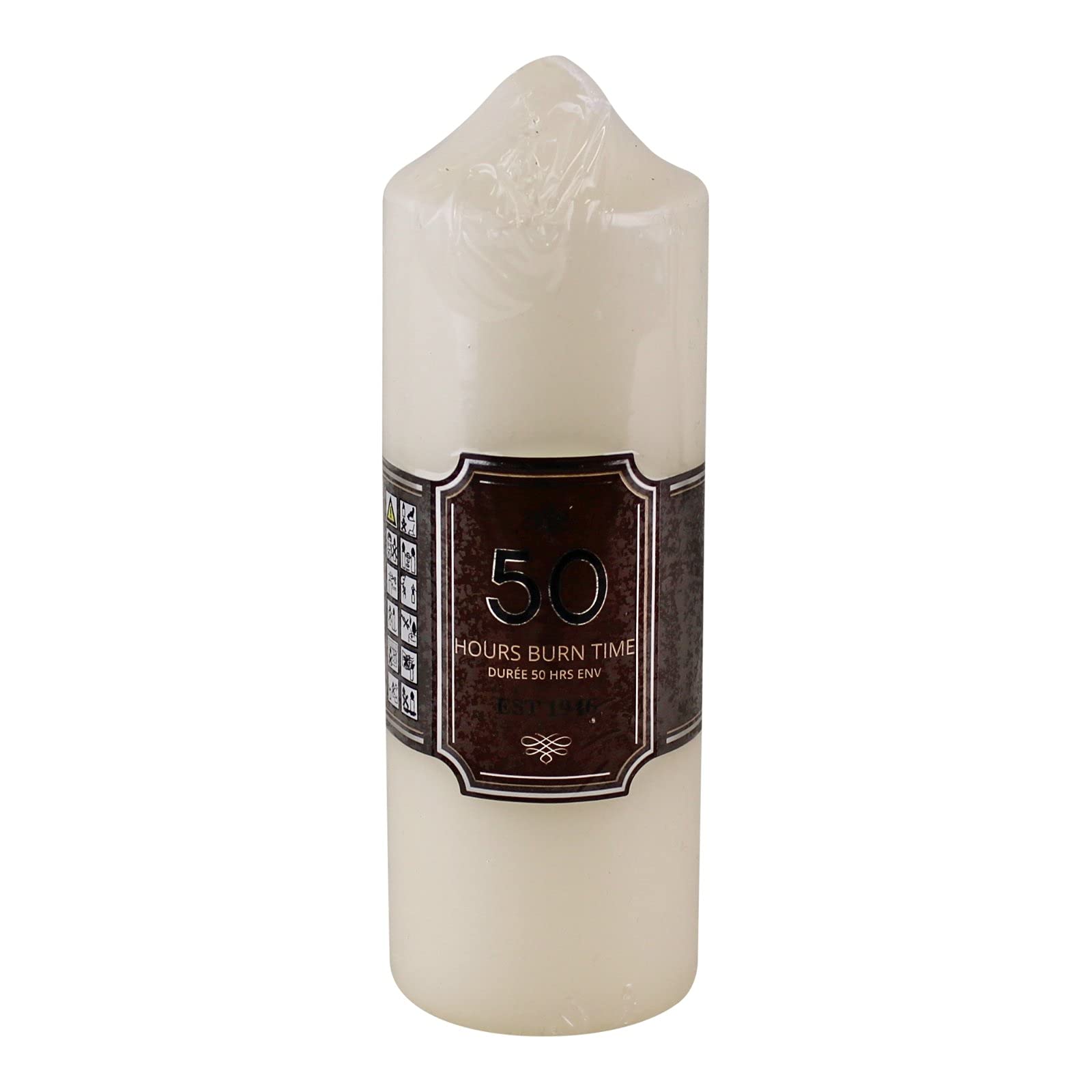 Sifcon 50 Hours Burn Time Overdipped Church Pillar Candle