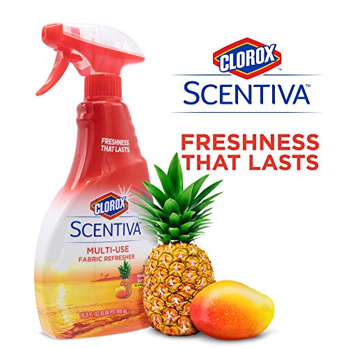 Image of Clorox Scentiva Fabric Refresher Spray, Hawaiian Sunshine Scent, 16.9 Oz
