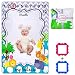 My Bubszee Baby Monthly Milestone Blanket Boy or Girl Premium Super Soft Thick Fleece, Perfect Baby Month Blanket for Baby Photos for Mom, Newborn, Bonus 2 Frames