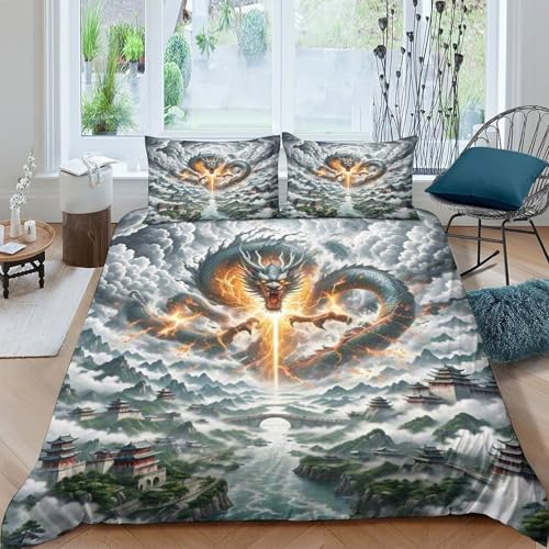 Housse de couette chat mystique 220x240 cm lit king size - 4