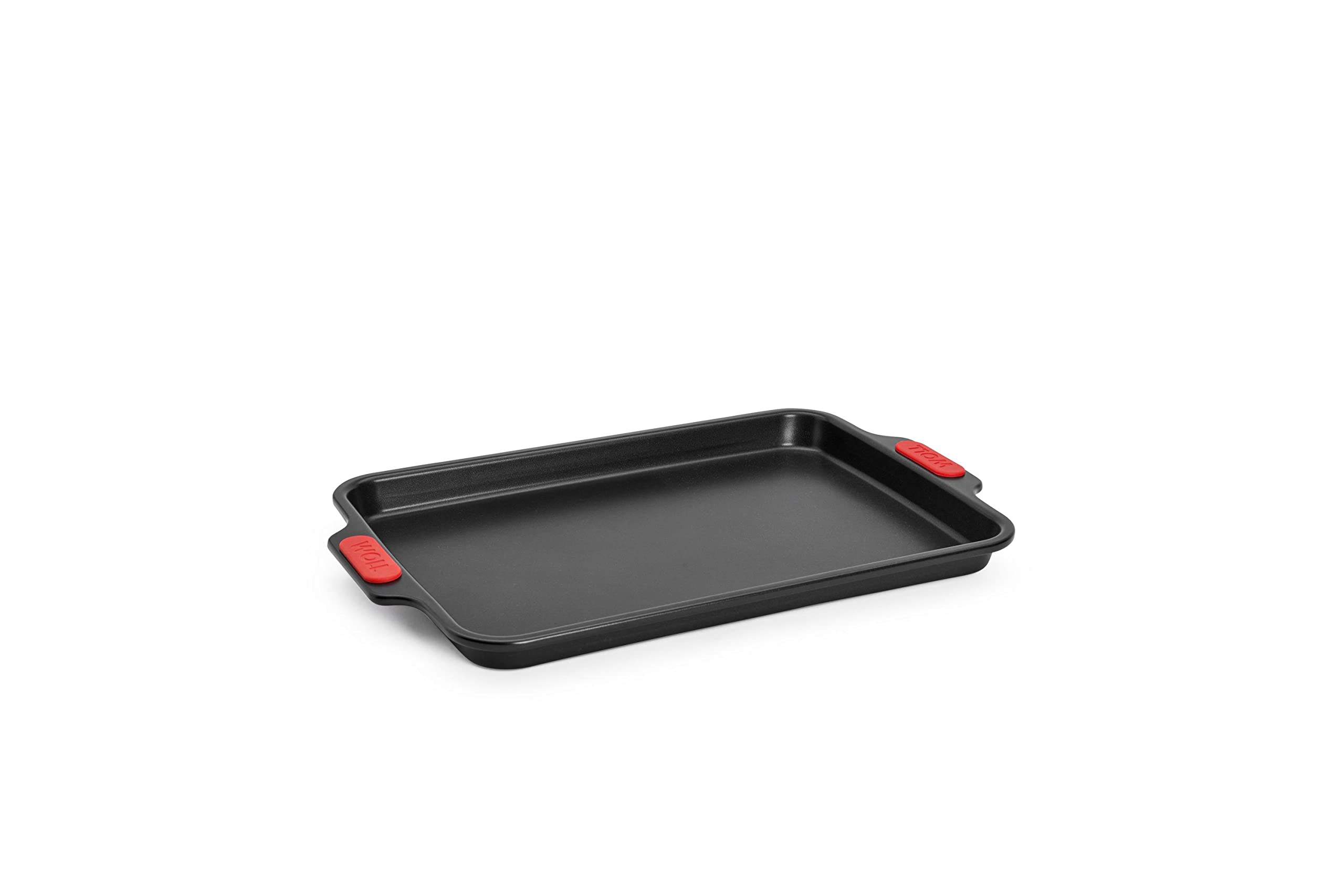 WOLL Teglia Da Forno 33x23 Cm Antiaderente | Senza PFAS | Acciaio Alluminato Con Manici In Silicone | Lavabile In Lavastoviglie - 2