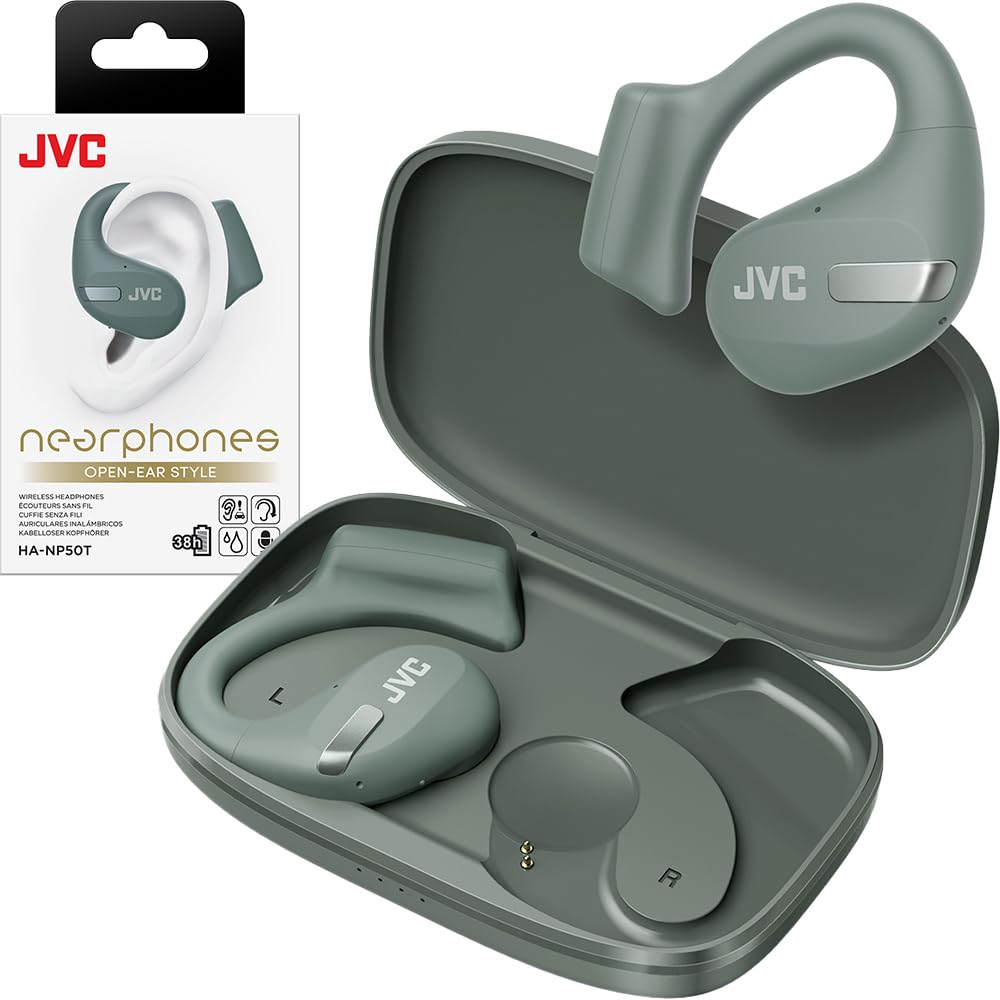 true wireless headphones green 16mm drivers compact