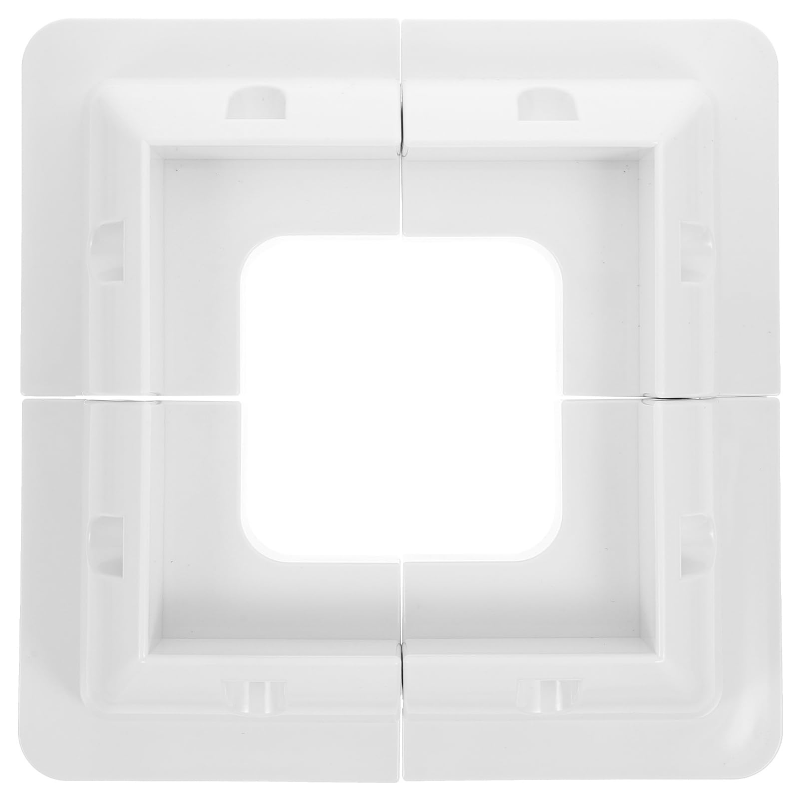 Supporto per Pannello Solare Montaggio senza Fori Abs Bianco
