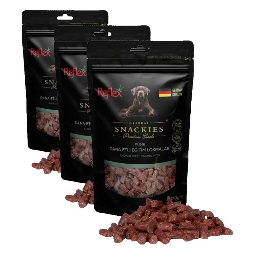 Reflex Smoked Beef Köpek Eğitim Ödül Maması 170 Gr (3 paketi)