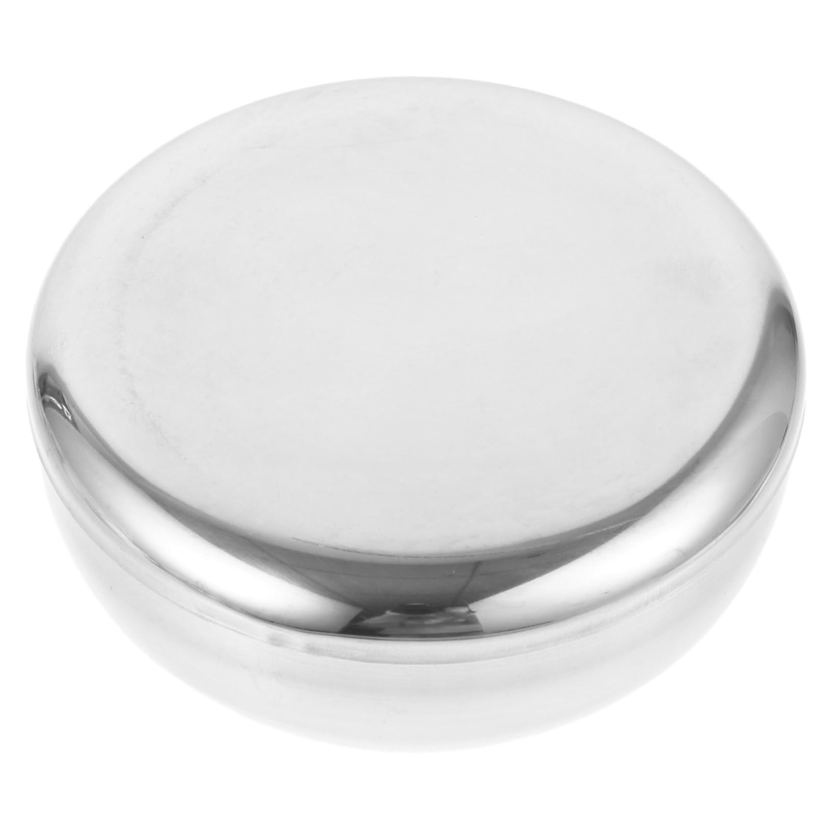 FRCOLOR Men's Shave Butter for Shaving Bowl Stainless Steel Mug Bowl 52mm High 73mm Diameter Classy Styling