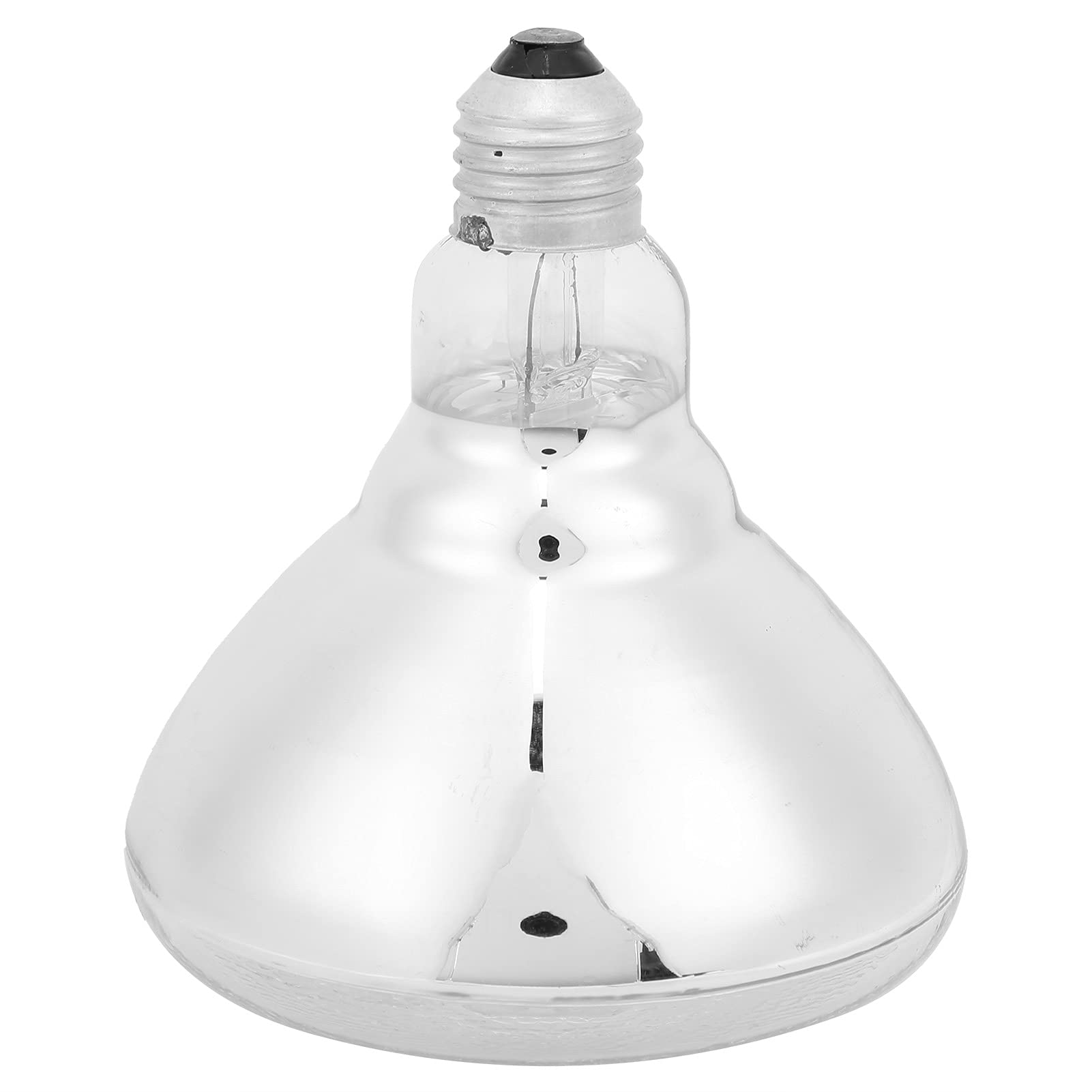 Akozon Lampada riscaldante per allevamento, lampada riscaldante per allevamento da 250 W Lampadina per isolamento a infrarossi a temperatura regolabile 220 V‑240 V (vaiolatura in vetro bianco AR38) An