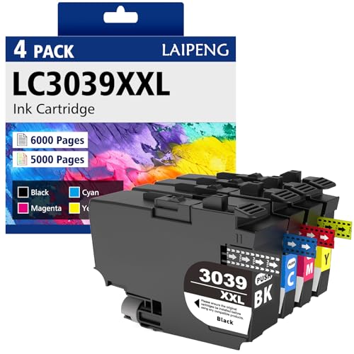 Cartouches encre LC3039 XXL Brother compatibles MFC-J5845DW MFC-J5945DW MFC-J6545DW Noir