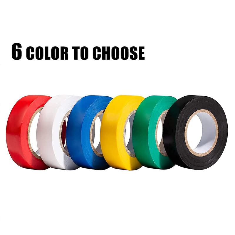 Image of CARE 'N' TOUCH Electronic Spices Electrical Insulation Tape, 8 mtrs, Assorted Colour-MIX PACK OF 6