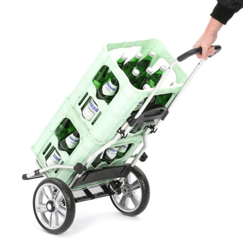 Andersen Einkaufstrolley Royal mit kugelgelagertem Rad 25 cm und Einkaufstasche Senta schwarz 49 Liter – Bild 8