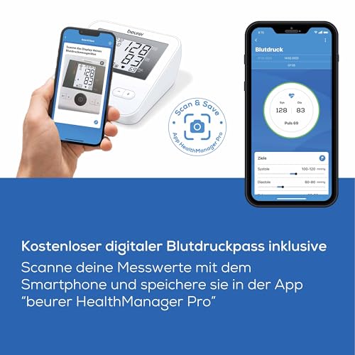 Oberarm Blutdruckmessgerät Beurer BM 27 mit Manschettensitzkontrolle