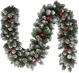 Photo Gallery bakaji ghirlanda natalizia rami albero di natale con pigne lunghezza 270cm 200 punte super folto decorazioni natalizie camino muro ringhera arco porta ingresso casa Photo Gallery bakaji ghirlanda natalizia rami albero di natale con pigne lunghezza 270cm 200 punte super folto decorazioni natalizie camino muro ringhera arco porta ingresso casa