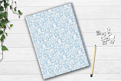 Image of Paper Plane Design 2D Folder Case, A4 Size, Ring Binder File Folder, Can Use in Office /Hospital /Banking /Account /School Documents, Bills & Certificates