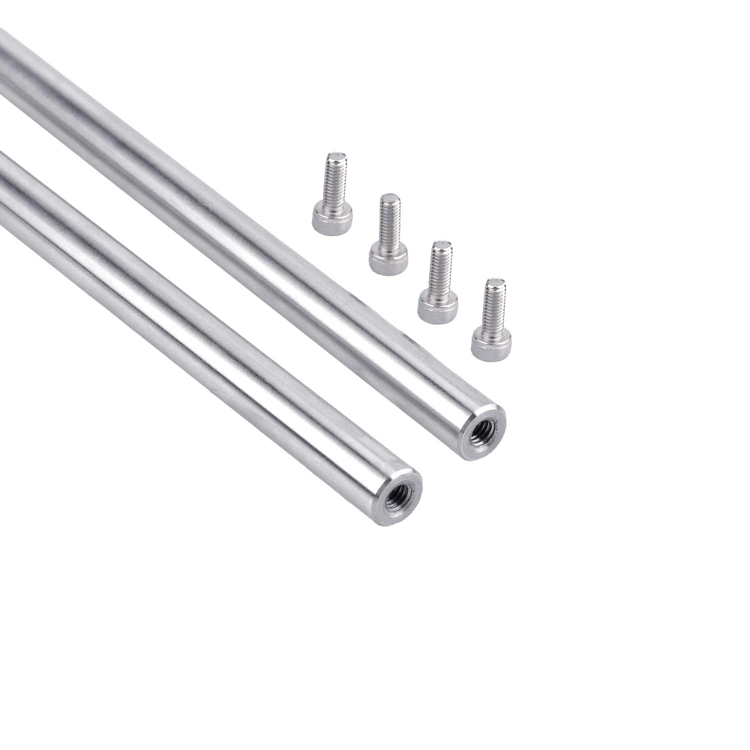 [2pcs/Pack] Linear Motion Rod Shaft Guide, 2PCS End Hollow Linear Steel