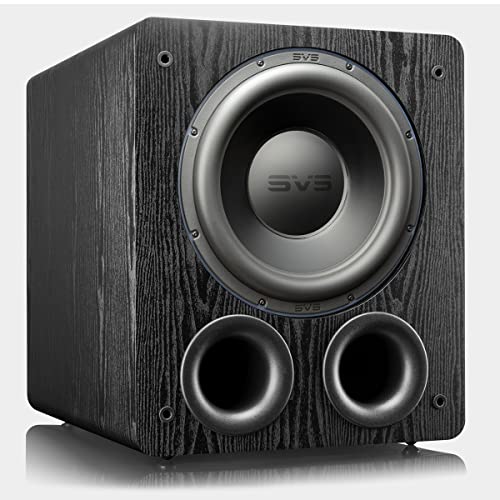 Svs Pb-3000 13" Ported Subwoofers With 800W Rms, 2,500W Peak Power, Ported Cabinet - Pair (Premium Black Ash) #TOP1
