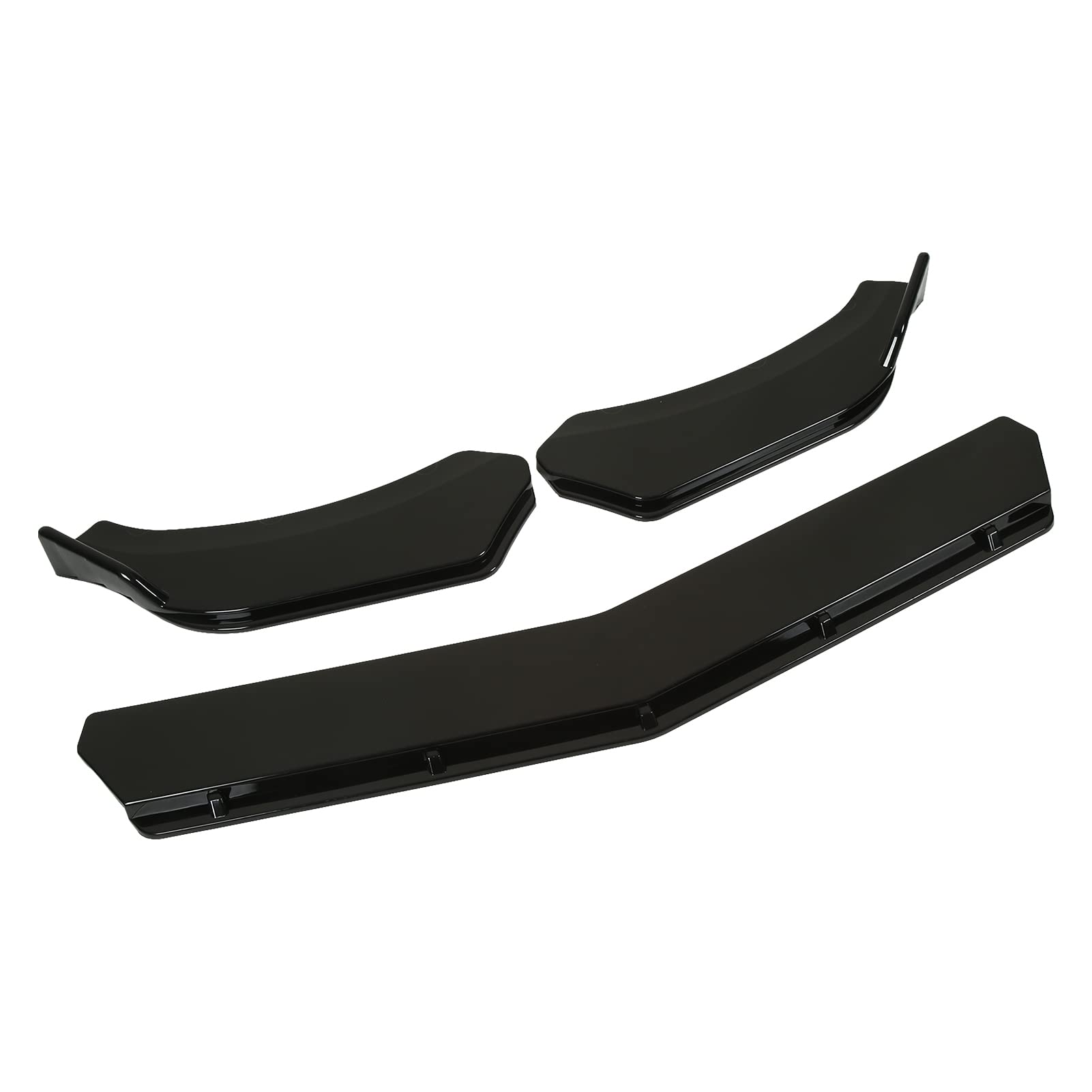 3 szt. Przedni zderzak LiP Chin Spoiler Regulacja Scratch ABS do samochodu
