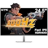 KTC 24.5 Inch 400Hz Gaming Monitor, FHD 1080P 240Hz Computer Monitor, Fast IPS, FreeSync/G-Sync Compatible, HDR400, DisplayPort x2 HDMI x2, VESA, Tilt Adjustable,H25X7