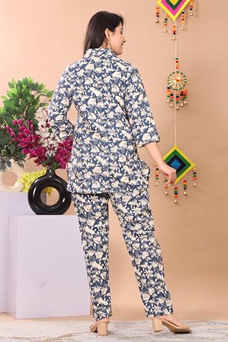 Image of Kuruti B Sheets Women's Printed Night Suit Set | Soft & Breathable Top and Pyjama Set for Women | Stylish Relaxed Fit Sleepwear for Everyday Comfort | Perfect Lounge Wear for Home & Travel