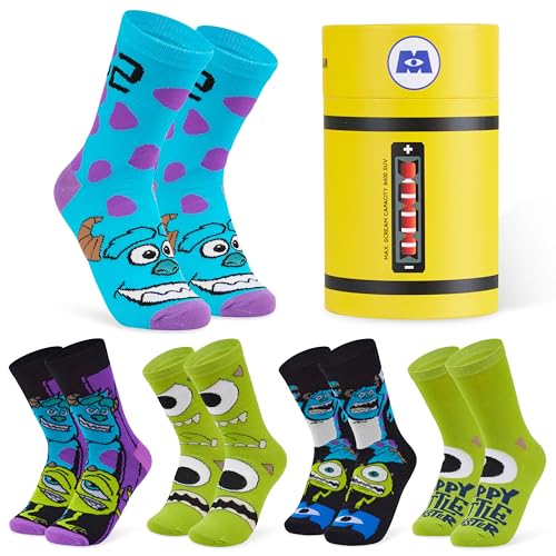 Image of Disney Socks 5 or 6 Pack, US Size 4‑9, Soft and Breathable Novelty Socks Gifts for Women, Wife, Girlfriend