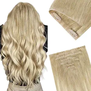  Invisi Edge Clip in Hair Extensions Real Human Hair Invisible Blend