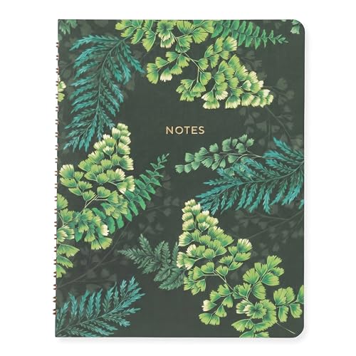 Carnet de planification personnelle haut de gamme motif Verdure de 144 pages