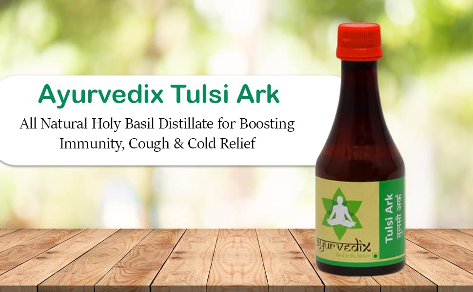 Image of Tulsi Ark 200 ml | Holy Basil (Tulsi) Hydrosol | Supports Immunity, Respiratory & Daily Wellness | Natural Herbal Liquid | Pure Taste & Aroma | FSSAI Certified