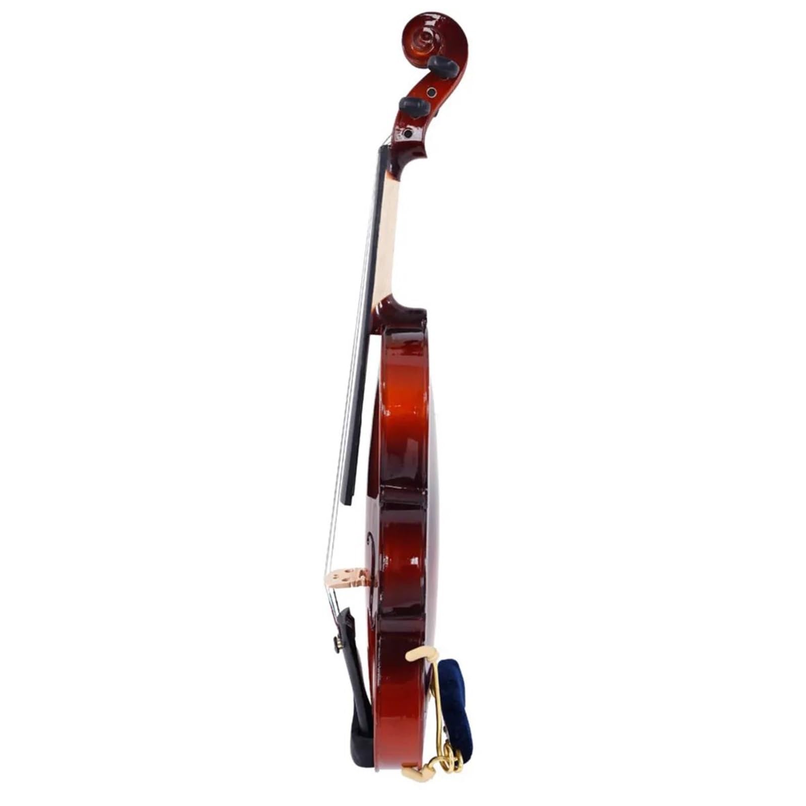 Skrzypce Instrumenty Muzyczne Futerał Na Skrzypce Akustyczne 4/4 Smyczek Struny Tuner Podpórka Ramię Naturalny Profesjonalny Występ