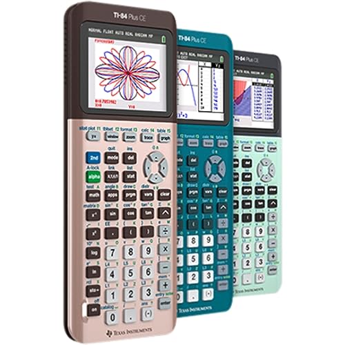 Texas Instruments 84PLCE/TBL/1L1/AL Ti-84 Plus Ce Color Graphing Calculator thumb #4