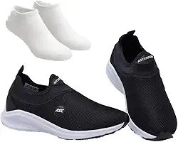 Tênis Ortopédico Unissex Ascension + Meia Branca | Estilo Tipo Meia – Leve, Confortável, Calce Fácil | Ideal para Caminhada, Academia e Uso Diário