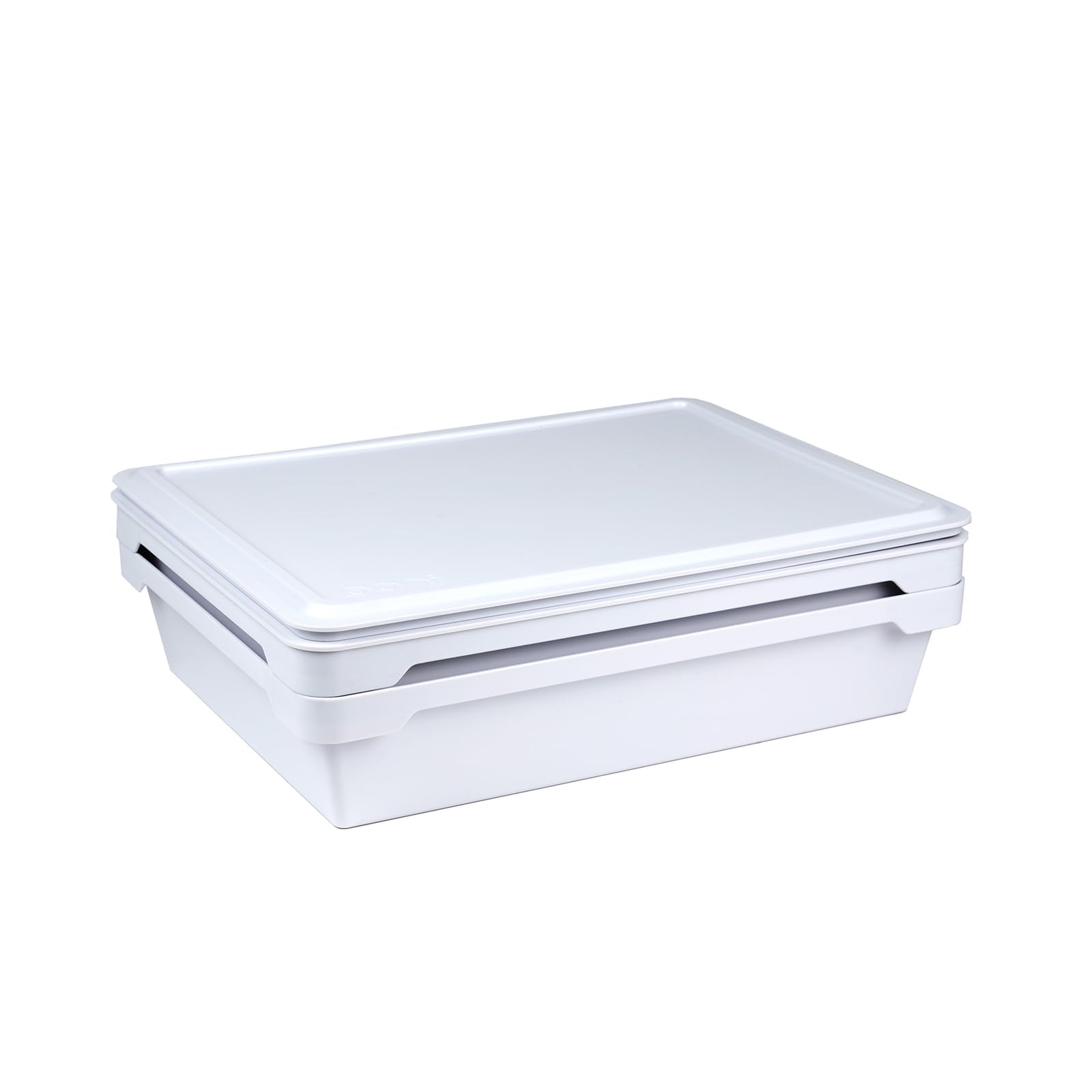 Ooni Pizzateig-Gärschalen, zwei stapelbare Boxen, passend für 12 x 250 g Teigbälle, Pizza-Zubehör, Teigschutzbehälter, Aufbewahrung