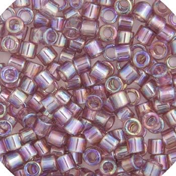 Miyuki Delica 11/0 Lilac AB 50gms Bag of Japanese Glass Beads