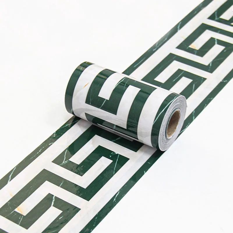 Bordi Greci Adesivi Per Pareti - Striscia Decorativa Onda Bianca 10cm X 5m - Foto 9