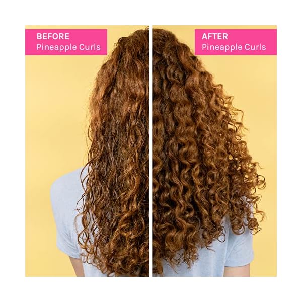 Pacifica Beauty, Pineapple Curls Defining Natural Conditioner, For Curly, Coily and Textured Hair Types, Pineapple Scent, Sulfate Free and Silicone Free, 100% Vegan and Cruelty Free