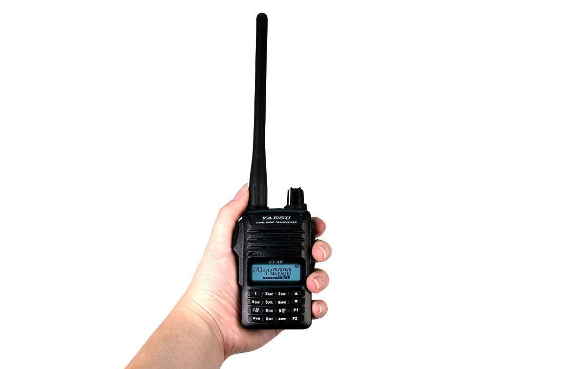 Yaesu - FT4XE, Walkie talkie bibanda VHF/UHF, 144-440 MHz, auricolare PIN19M