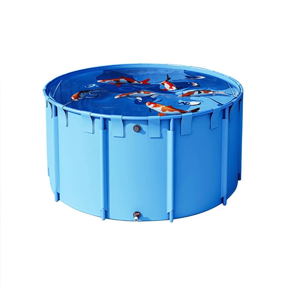 Amazon | Hubiuyo 円形キャンバス いけす大型水槽 プール 子供 家庭用
