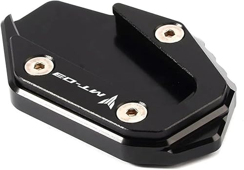 ACLIPS Motorcycle Side Stand pad for Y&AMAHA MT03 MT-03 2017-2019 R3 YZF-R3 2020-2022 Motorcycle Accessories Kickstand Enlarge Side Stand Extension