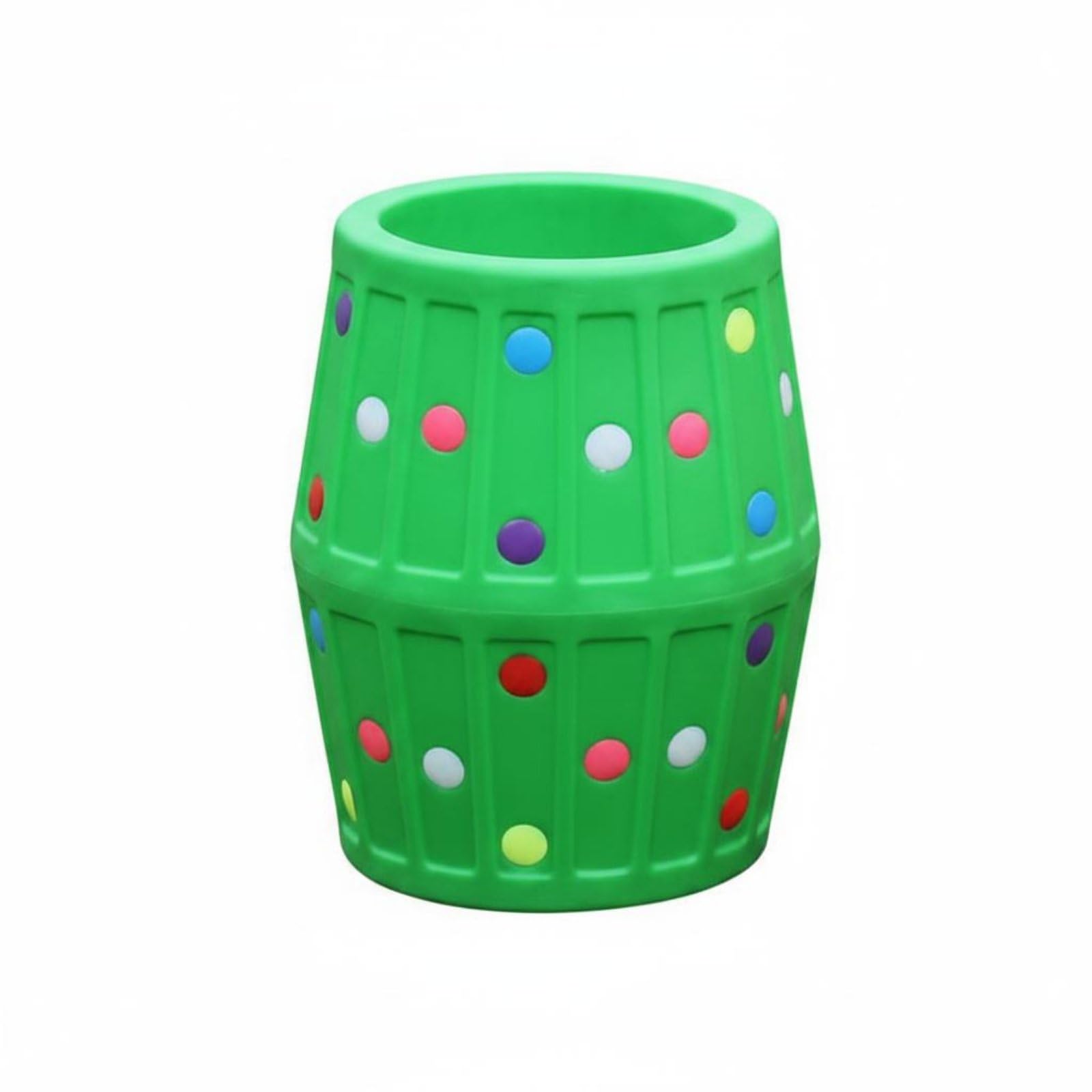 Barril Sensorial para Niños Barril de Espuma Juguete Sensorial Rodillo de Actividad Acolchado para Gatear Material Plástico Apto para Centros de, Verde