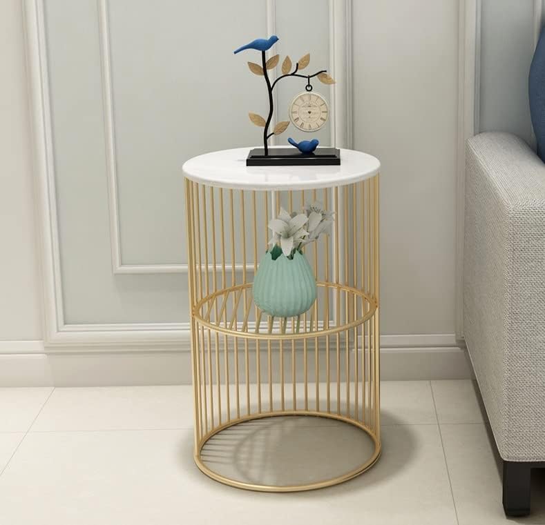 コーヒーテーブル 北欧の小さな大理石のコーヒーテーブルサイドテーブルコーナーリビングルームラウンドティーテーブルシンプルモダンベッド