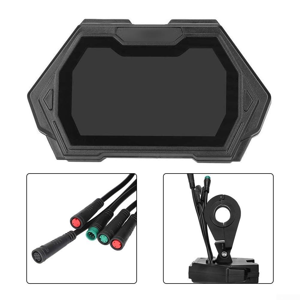 Unità display tachimetro scooter elettrico per Kukirin G2 Pro, sostituzione cruscotto con modulo schermo indicatore del livello della batteria, contachilometri e strumento G2 Pro