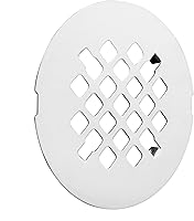 Vista 5 de Artiwell 4-1/4” OD Snap-in Shower Drain Cover, Round Shower Drain Strainer Grid, Replacement Cover, Designed for Long-Lasting(Chrome Plated)