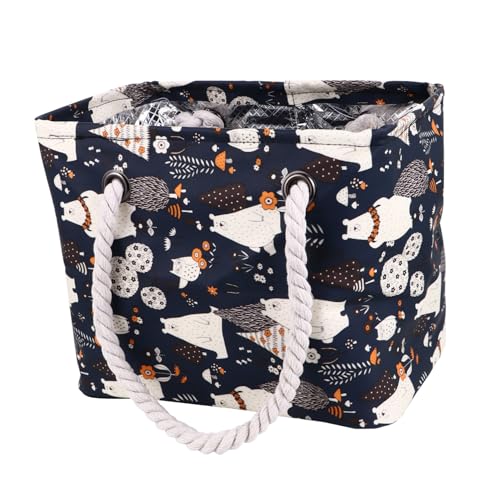 Gogogmee Bolsa de Ducha Plegable para Baño y Viaje Bolsa Portátil Multiusos para Hombre y Mujer Organizador de Artículos de Aseo Grande y Resistente
