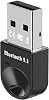 Bluetooth Adapter 5.3 for PC Laptop, Wireless USB Bluetooth DongleReceiver for Windows 11108.1, Compatible with Game Controller, Headset, Phone, Keyboard, Mouse, Tablet, Black